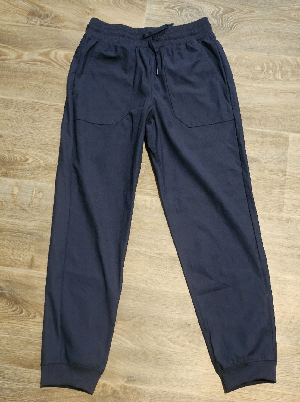 Wonder Nation Girls Blue Pants With Drawstring And Pockets